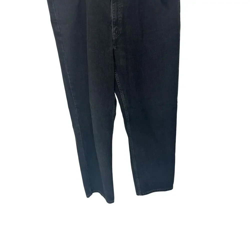 Levi's Jeans Men's Black 550 Relaxed Fit Straight Leg Cotton Rugged Size 42 x 30